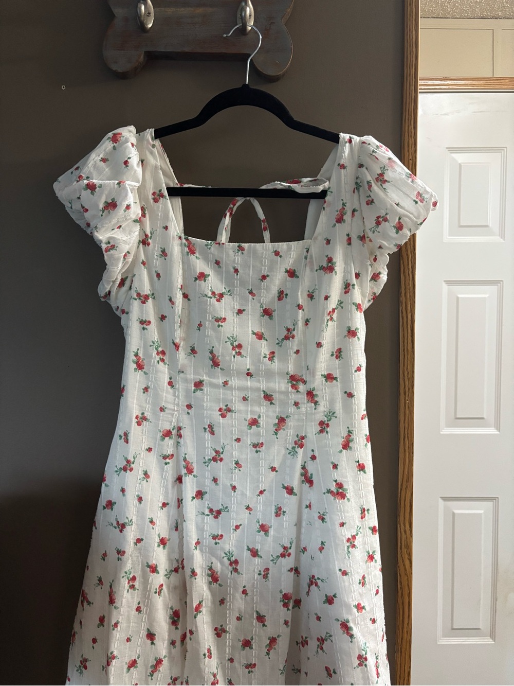 White Floral Dress